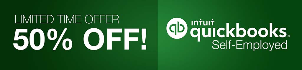 50 percent off quickbooks self employed